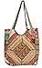 Oversize Large Shoulder Bag Floral Embroidered Tote Travel School Market Gold Beach Boho Hippie Colorful