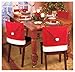 Taoler2014 Santa Claus Hat Chair Covers, 60cm X 50cm Set of 8