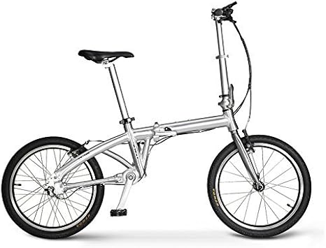 Amazon Jdc D 3ギアノーチェーン折りたたみ自転車 スポーツ自転車 シャフトドライブ自転車 軽量アルミ合金フレーム 銀 Tdjdc 折りたたみ自転車