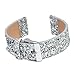 KuToo Bands for 20mm Gear Sport/S2 Classic, Leather Glitter Wristband Band Replacement for Samsung Gear Sport/S2 Classic/Garmin VivoActive 3/Huawei 2 Sport/20mm Smart Watches Band (3D Glitter Silver)