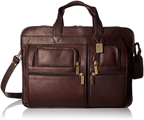Claire Chase Jumbo Executive Computer Brief, Cafe, One Size