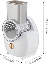 Bouncy Electric Cheese Grater Salad Maker Slicer Vegetable Chopper 3 Blades view 9