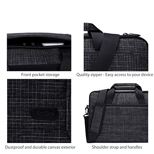 ProCase 1313.5 Inch Laptop Sleeve Tote Bag with Shoulder Strap and