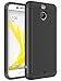 HTC Bolt Case, LK [Shock Absorption] Drop Protection Hybrid Armor Defender Protective Case Cover for HTC Bolt (Black)