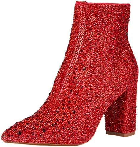 betsey johnson sequin booties