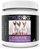 Natural Stress Relief for Dogs - Calm Me: Calming Support Soft Chews (60 Count) - All Natural Chews Designed to Keep Dogs Calm and Relaxed - Use For Separation Anxiety, Travel, or Stressful Situations