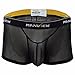 FEESHOW Men's Soft Mesh Boxer Briefs Shorts Bulge Pouch Underwear Underpants