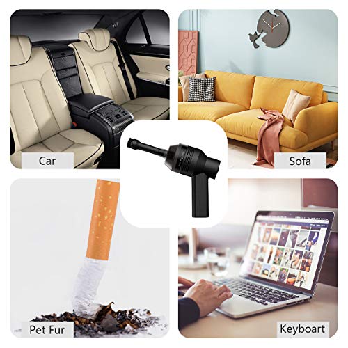 Toetsenbordreiniger Powcan Mini Krachtig toetsenbord Stofzuiger USB Draadloze computer Stofzuiger met 2 zuigmondstukken… - Afbeelding 7