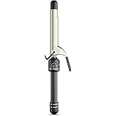 HOT Tools 24K Gold Professional 1" Extended Barrel Curling Iron with Clamp for Bouncy Curls, Faster Styling, Less Damage & Long-Lasting Results