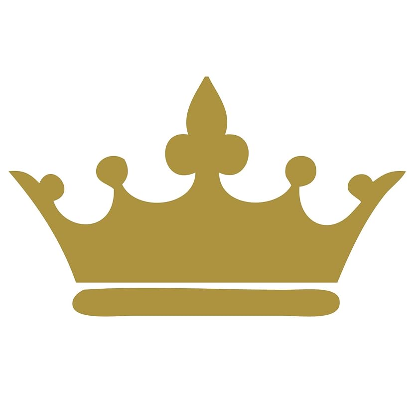 Amazon Com Personalized Princess Wall Art Decals Crown Silhouette Custom Name And Colors Pink Gray Gold Silver Home Decor For Girls Room Queen Tiara Vinyl Decoration Small Large Sizes Handmade