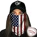 Salt Armour Face Mask Shield Protective Balaclava Bandana MicroFiber Tube Neck Warmer (American Flag)