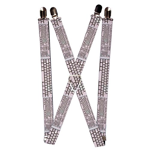 Computer Keyboard Keys Suspenders