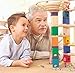 Hape Quadrilla Wooden Marble Run Construction System, Vertigo, with Bonus Marble Catcher Toy, Multicolor
