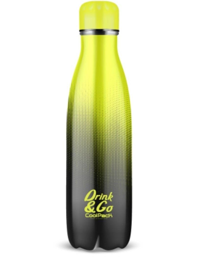 Coolpack Z04510/F Drink & Go Lemon Insulated Water Bottle, 500 ml, Multicoloured