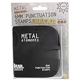 BeadSmith Punctuation Punch Stamp Set, With Canvas Case 6mm, 9 Pieces