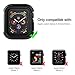 UooMoo Compatible with Apple Watch 4 case 44mm, TPU Shockproof Rugged Full-Protective Bumper Cover Replacement for iWatch Apple Watch Series 4 (44mm,Black)