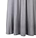 Costyleen Women's Modal Cotton Casual Low-cut V-neck Pure Color Above Knee Dress Dark Gray M