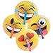 Neliblu 1 Dozen Emoticon Folding Fans - Emoji Party Supplies - Party Favors - Fans - Goody Bag Fillers