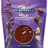 Ghirardelli Melting Wafers Milk Chocolates for Candy Dipping & Baking, 10 Oz