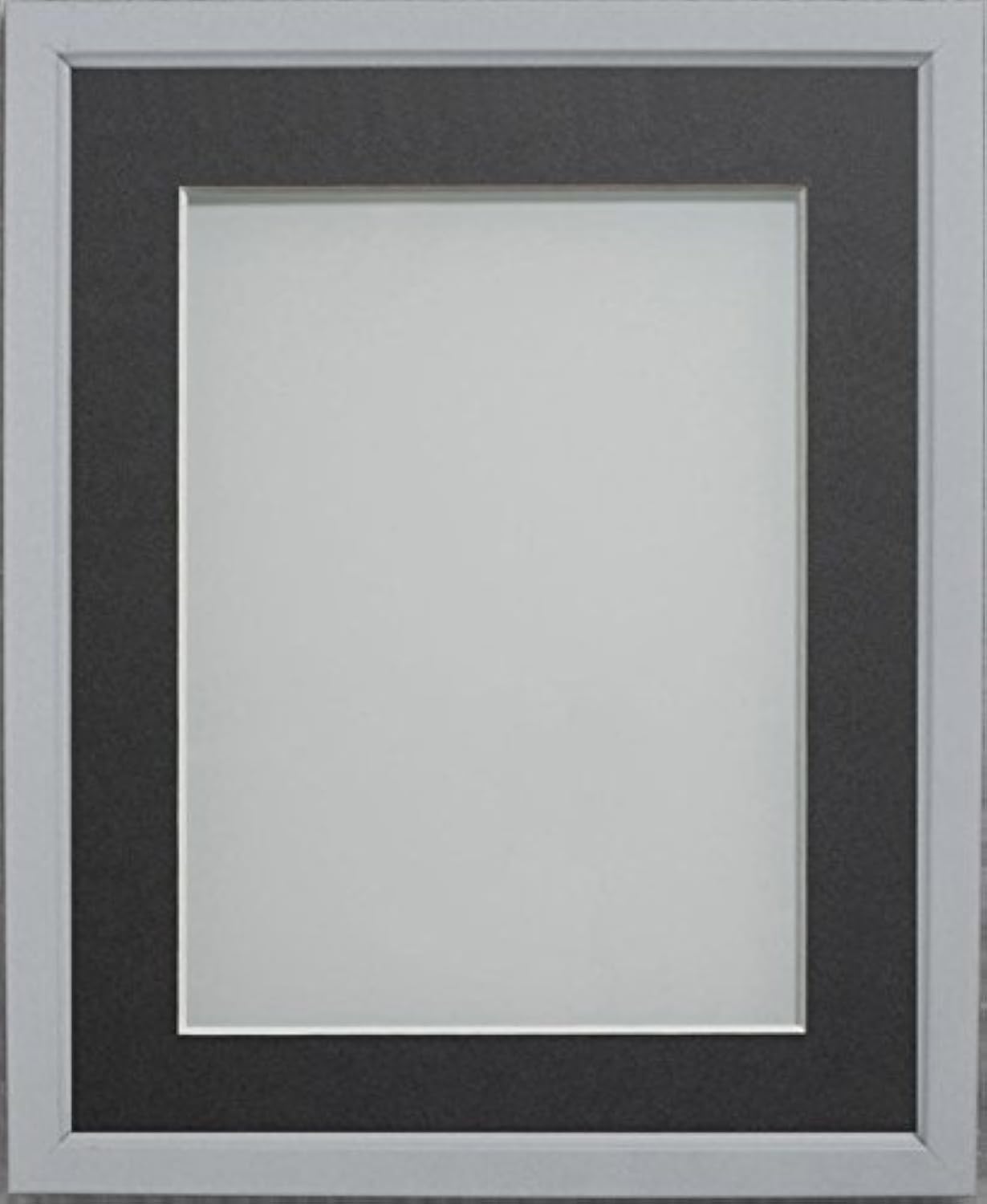 Frame Company Drayton Range 9x7-inch Grey Picture Photo Frame with Mount For Image Size 8x6-inch