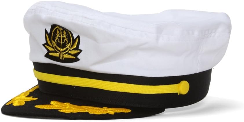 TopHeadwear Mens Adjustable Captain's Cap