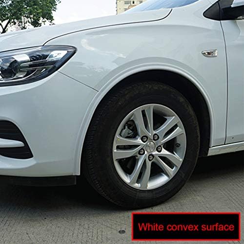 Yh Jp 2本車用 オーバー フェンダー 汎用 ホイール眉フェンダー 車 アーチ 売店 モール 塗装可能 泥除け 剥離防止 傷防止 ステッカー プラスチック 白 保護 タイヤガード