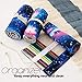 Monoche Cosmic Printed CanvasBig Capacity Pencil Pen Case Bag Pouch Holder Multi-Slot School Supplies for Middle High School Office College Girl Adult Simple Large Storage (L)thumb 3