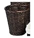 Laundry Hamper Storage Set Lined Wicker Baskets and Clothes Hamper with Lid Perfect Bathroom Accessories