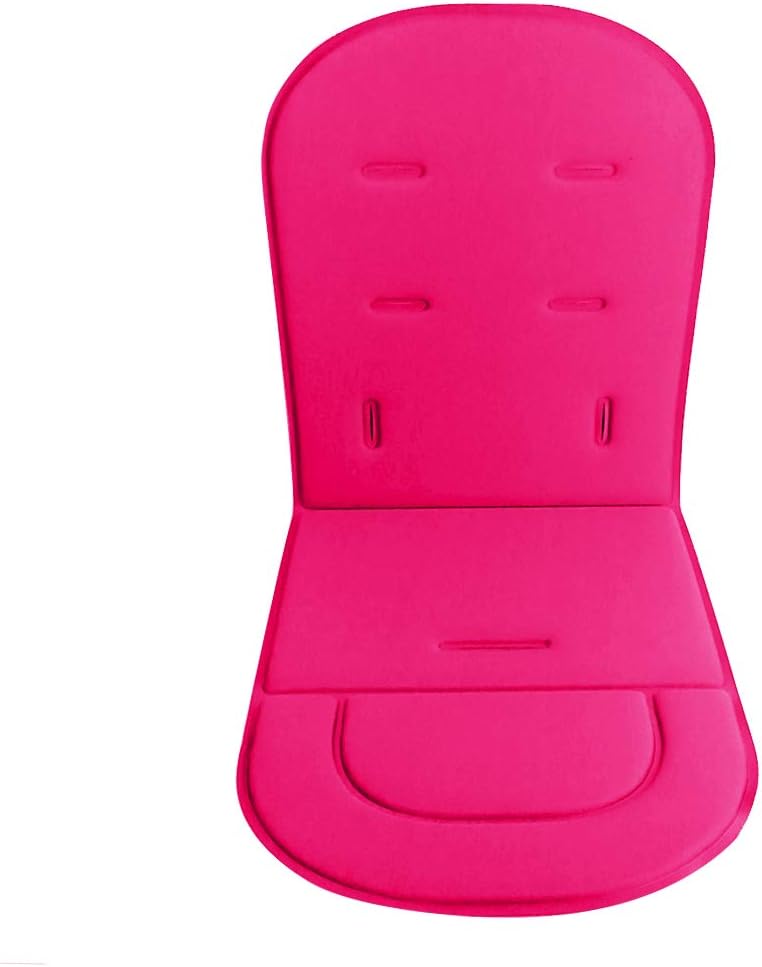 Baby Stroller Cushion Liner Mat Pushchair Pad Car Seat Mat Universal Cover Protector Breathable Soft (Pink)