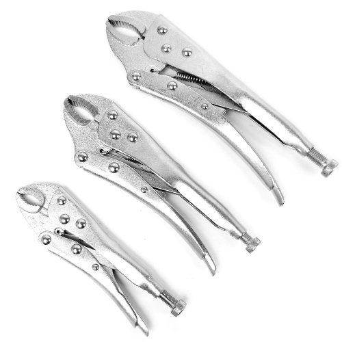 Stalwart 75-3530 Hawk 3-Piece Professional Quality Lock Grip Set