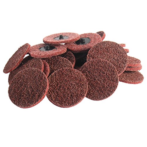 WD Tools 13606 3-Inch Medium Roll On Surface Conditioning Quick Change Disc (25-Pc)