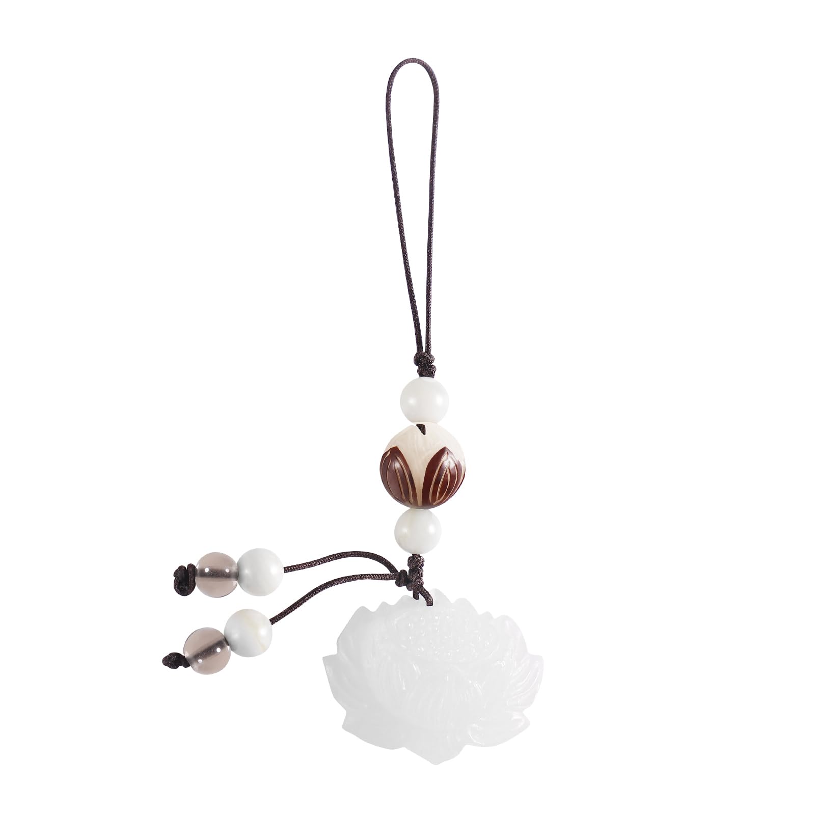 Hemobllo Cell Phone Strap Charm Beads Cell Phone Strap Hanging Lucky Charm Feng Shui Decoration Portable Hanging Lanyard for Men Women Outdoor Work