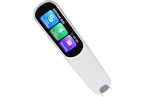 Jeffergarden Translator Pen Scanner, ABS Material, Real Time Translation, OCR Technology, Portable Device for Students and Tr