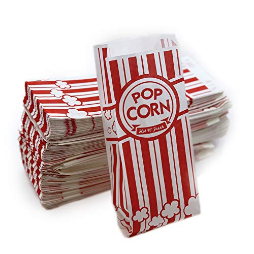300 pk Popcorn Bags for Popcorn Machine, 1 oz Paper Popcorn Bags