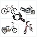 Bike Lock, Cable Locks 4 Feet High Security 5 Digit Resettable Combination Coiling Bicycle Lock Best for Bicycle Outdoors, 4-Feet x 1/2 Inch