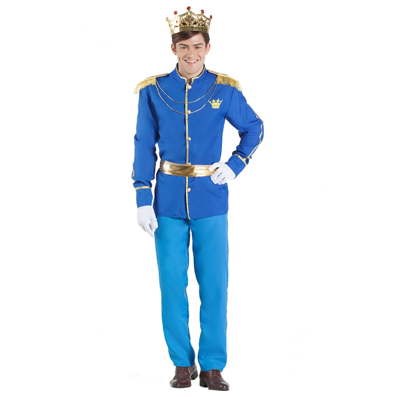 Boland - Royal Prince Costume for Men, 4 Pieces, Fancy Dress Costume for Theme Party, Halloween or Carnival, King