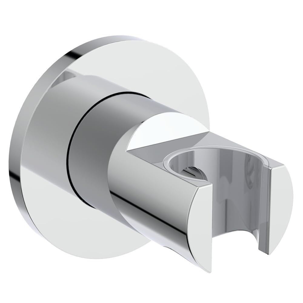 Ideal Standard Idealrain Round Shower Head Holder, Chrome, BC806AA