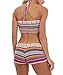 Women Crochet Bikini Set Knit 2PCS Bathing Suit Swimsuit Beachwear