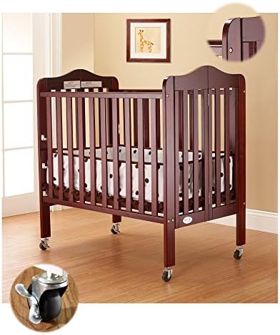 Orbelle Tina Three Level Portable Crib Cherry