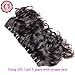 Natural Straight Human Hair 4 Bundles Brazilion 100 Unprocessed Remy Hair Weave Short Straight Wave Virgin Hair Natural Black Weave 200Gram/lot(10 10 10 10, Natural Straight)