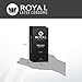 Royal Condoms - Ultra Thin, All Natural, Organic, Gluten Free, Nitrosamine Free, Cruelty Free Vegan, Latex Covered in Odor Free Water Based Premium Lube, 20 Count