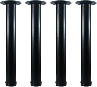 Qlly 16 Inch Adjustable Metal Bench Legs Coffee Table Leg End Table Leg Furniture Leg Set Set Of 4 Black Amazon Com