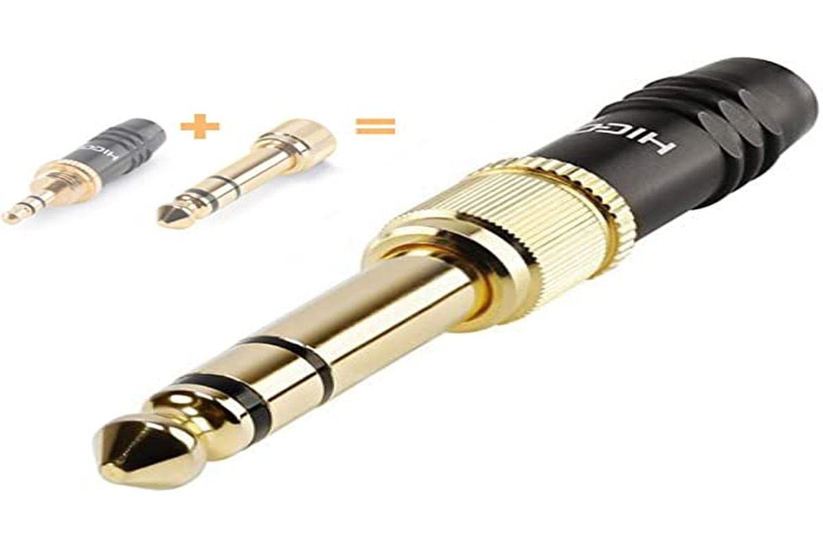 Hicon HI-J3563S Jack Connector 3.5 mm Male Straight Number of Poles 3 Black