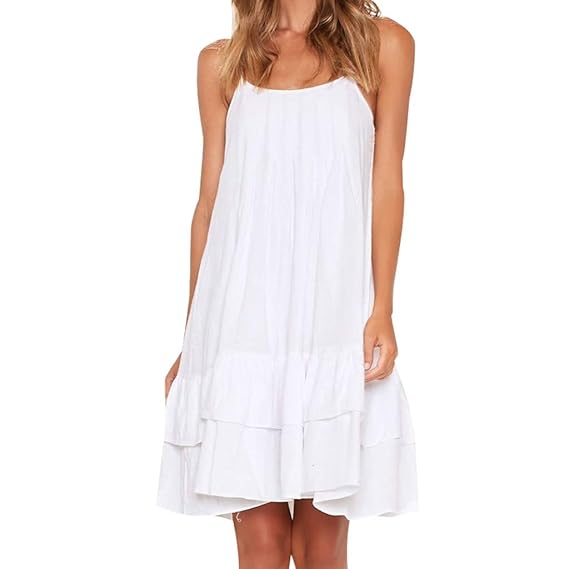 Tonsirobe Robe Femme Ete 2019 Chic Courte Robe Plage Robe