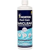 Morton SaltCLEAR | Pool Clarifier & Water Enhancer | Supports Cleaner, Clearer Water | Compatible with All Pool Systems - In-ground and Above Ground Pools | Weekly Maintenance | 32oz
