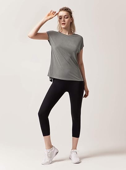 Amazon Bigabiga スポーツシャツ レディース ヨガウエア トップス 半袖 ランニング Tシャツ フィットネス 速乾 フィットネス トレーニング シャツ 通販 Amazon Bigabiga スポーツシャツ レディース ヨガウエア トップス 半袖 ランニング Tシャツ フィットネス 速乾 フィットネス トレーニング シャツ 通販