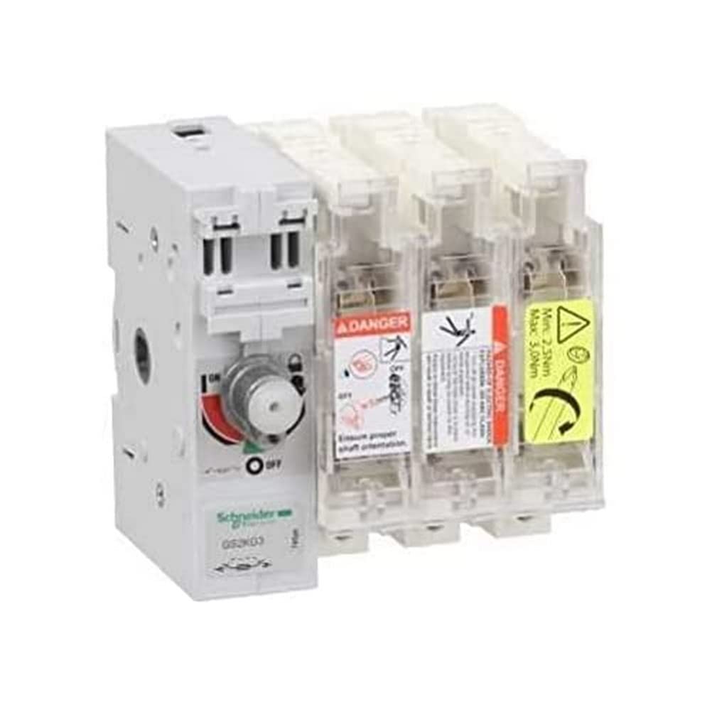 Schneider Electric GS2KG3 Fuse Switch Body TP LH 125A, Fuse Disconnect Sw.3 X 125A 22 X 58