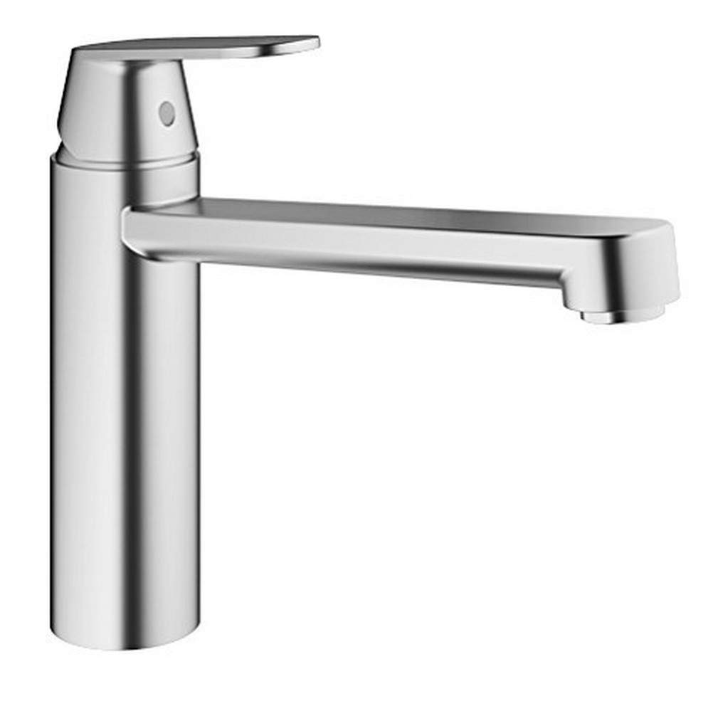 GROHE 30193DC0 Eurosmart Cosmopolitan Kitchen Tap with Medium High Spout, SuperSteel