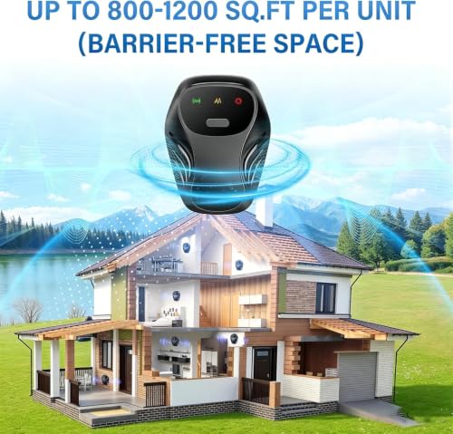 RUTIDA Ultrasonic Pest Repeller, 4 Pack Electronic Mosquito Repellent Pest Control, Ultrasonic Mosquito Repeller for Indoors, Flies, Mice, Cockroaches, Spiders, Rodents