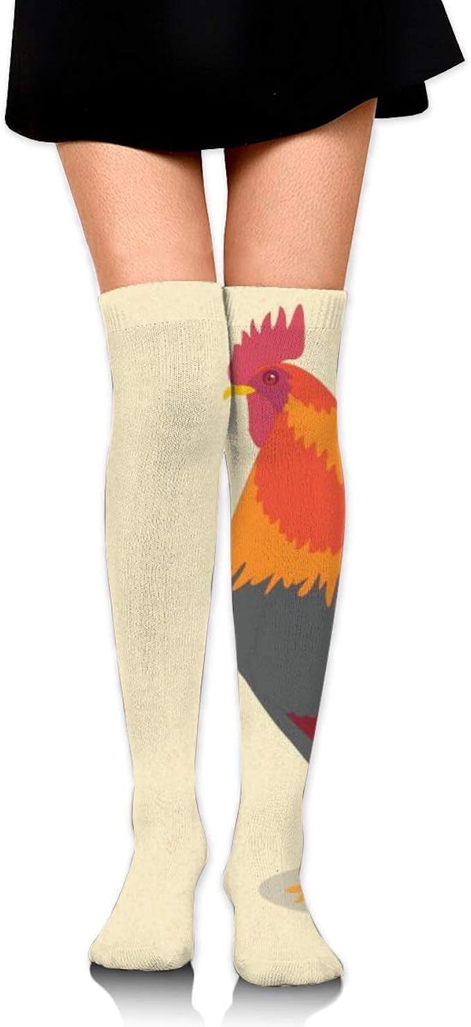 Calze Lunghe Sopra Il Ginocchio Donna – Caldi Leggings In Lana Per L'Inverno (Taglia Unica)